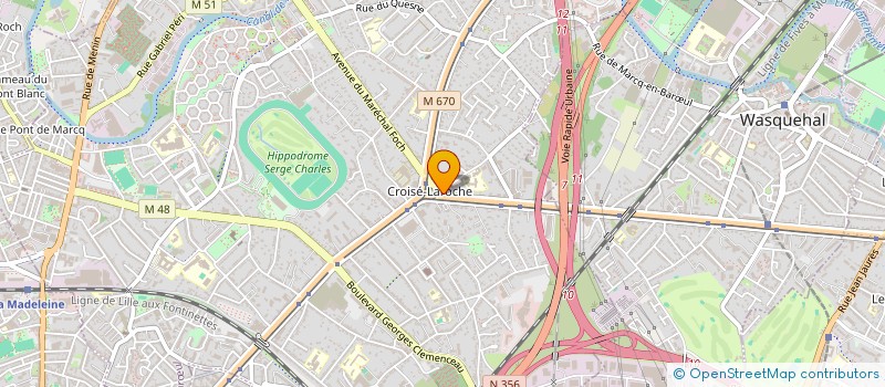 localisation de l'entreprise SCI 74 RUE DE L'ESPIERRE  MARCQ-EN-BARUL