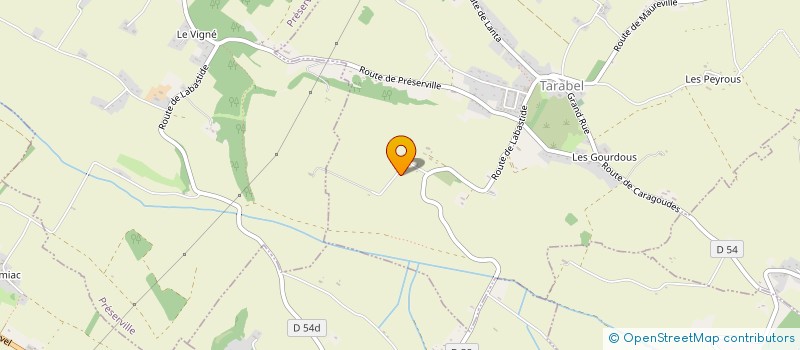 localisation de l'entreprise SCI 75 BIS RUE DES ENTREPRENEURS  TARABEL