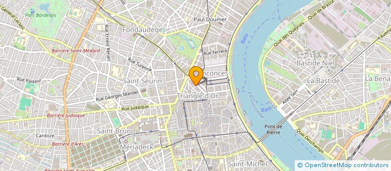 localisation de l'entreprise SCI 75 COURS D'ALSACE LORRAINE  BORDEAUX