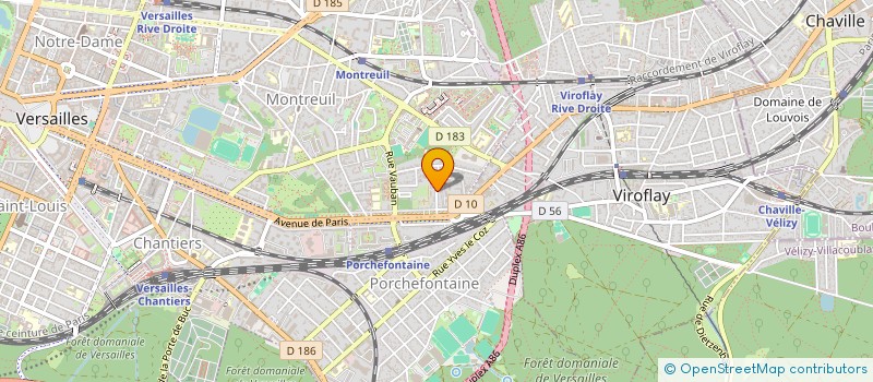 localisation de l'entreprise SCI 75 DOUMER à VERSAILLES