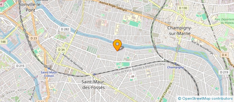 localisation de l'entreprise SCI 75 GABRIEL PERI à SAINT-MAUR-DES-FOSSES