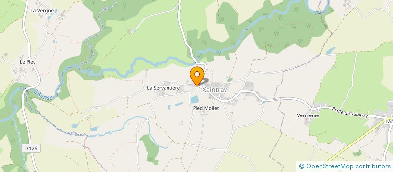 localisation de l'entreprise SCI 75 R DE LA REPUBLIQUE  XAINTRAY