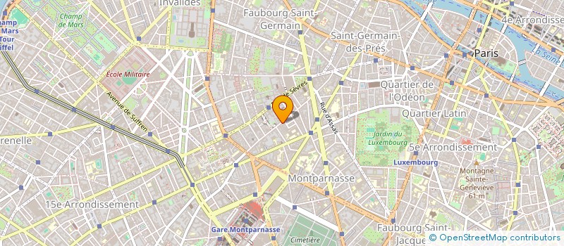 localisation de l'entreprise SCI 75 RUE DU CHERCHE MIDI  PARIS