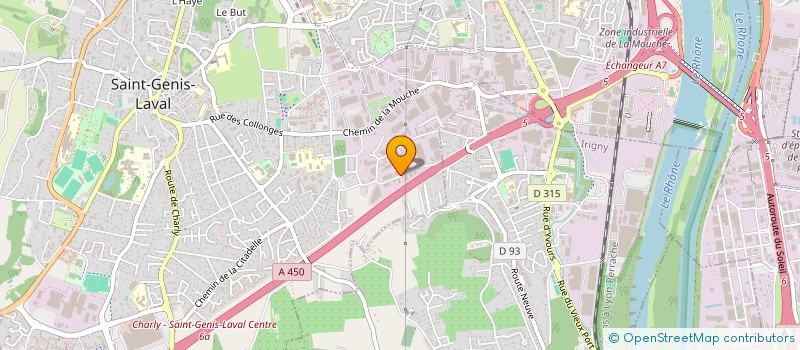 localisation de l'entreprise SCI 750  SAINT-GENIS-LAVAL