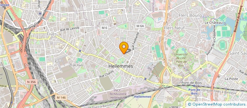 localisation de l'entreprise SCI 76 JJR à LILLE
