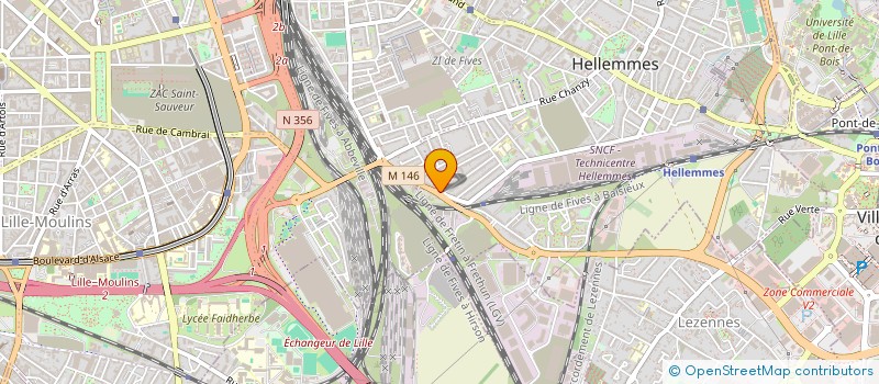 localisation de l'entreprise SCI 76 RUE VICTOR HUGO à LILLE