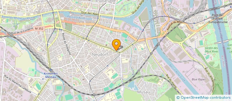 localisation de l'entreprise SCI 77 à STRASBOURG