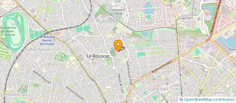 localisation de l'entreprise SCI 77  LE BOUSCAT