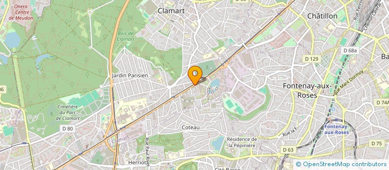 localisation de l'entreprise SCI 77 AVE DU GENERAL DE GAULLE à CLAMART