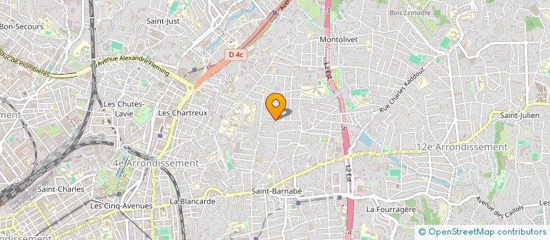 localisation de l'entreprise SCI 77 H F à MARSEILLE