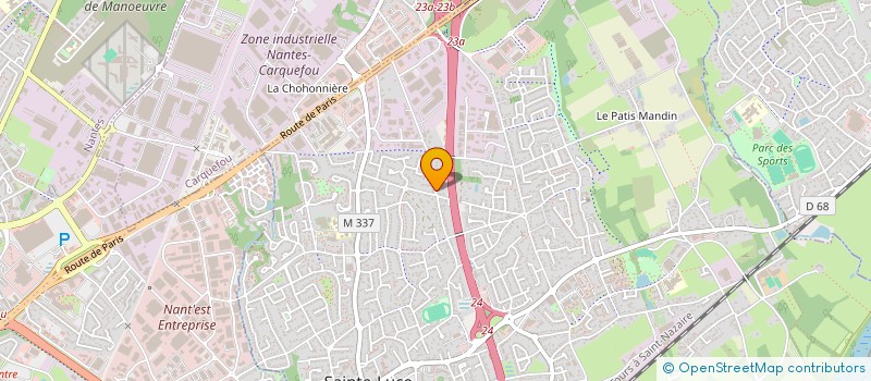 localisation de l'entreprise SCI 77 MOULIN DES LANDES  SAINTE-LUCE-SUR-LOIRE