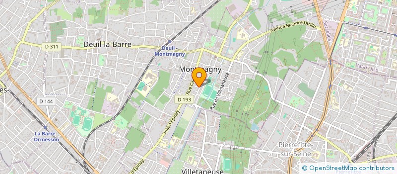 localisation de l'entreprise SCI 77 PRONY  MONTMAGNY