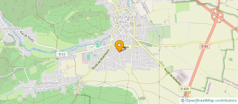 localisation de l'entreprise SCI 777  SOULTZ-HAUT-RHIN