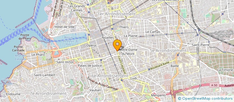 localisation de l'entreprise SCI 78 CRS LIEUTAUD à MARSEILLE