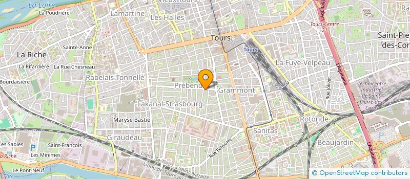 localisation de l'entreprise SCI 78 DE BOISDENIER  TOURS