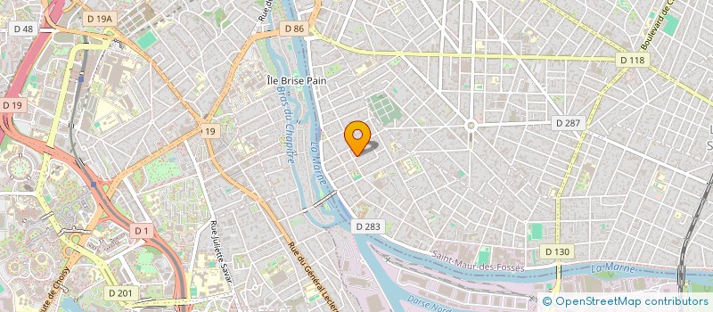 localisation de l'entreprise SCI 78 RUE D'ALSACE LORRAINE à SAINT-MAUR-DES-FOSSES