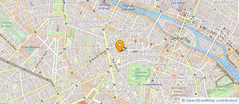 localisation de l'entreprise SCI 78 RUE DE RENNES  PARIS