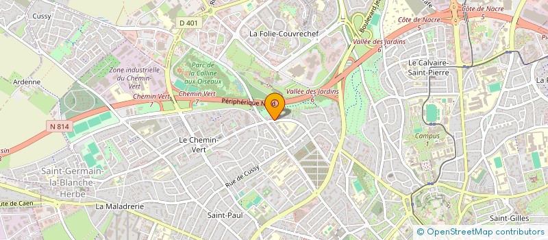 localisation de l'entreprise SCI 78 RUE EUGENE BOUDIN à CAEN