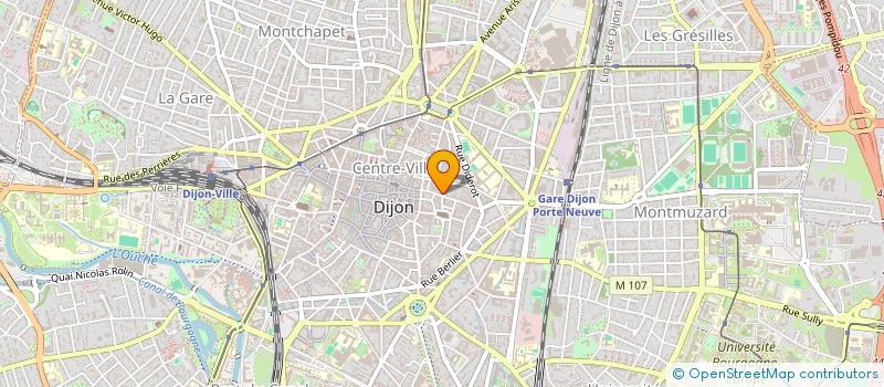 localisation de l'entreprise SCI 78 RUE VANNERIE à DIJON
