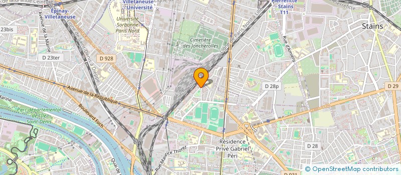 localisation de l'entreprise SCI 786 à SAINT-DENIS