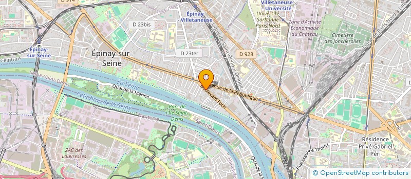 localisation de l'entreprise SCI 787 à EPINAY-SUR-SEINE