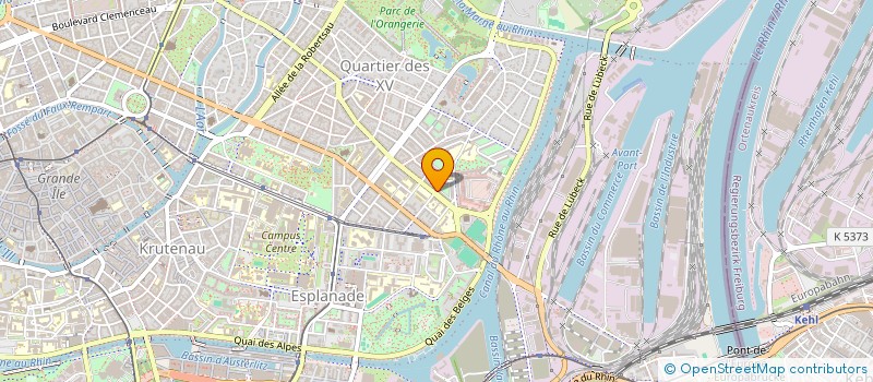 localisation de l'entreprise SCI 79 à STRASBOURG