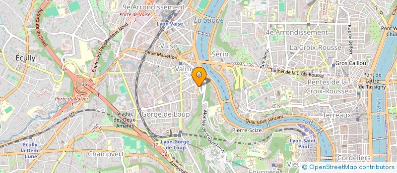 localisation de l'entreprise SCI 79  LYON 9EME