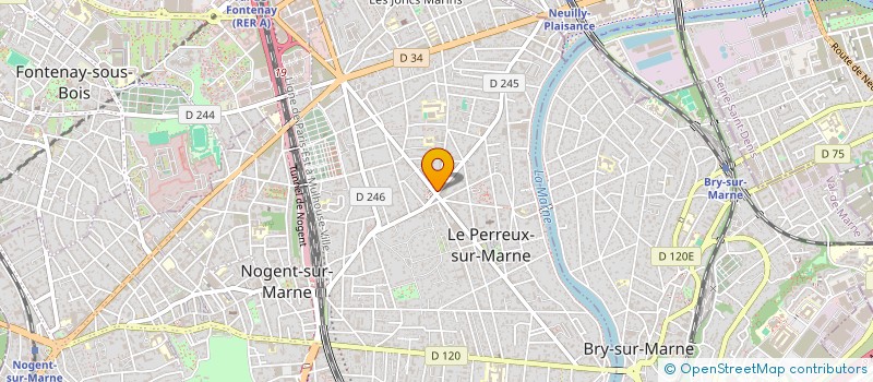localisation de l'entreprise SCI 79 AV.LEDRU ROLLIN à LE PERREUX-SUR-MARNE