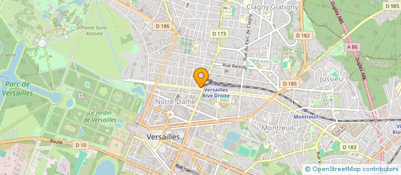 localisation de l'entreprise SCI 79 B BOULEVARD DE LA REINE à VERSAILLES