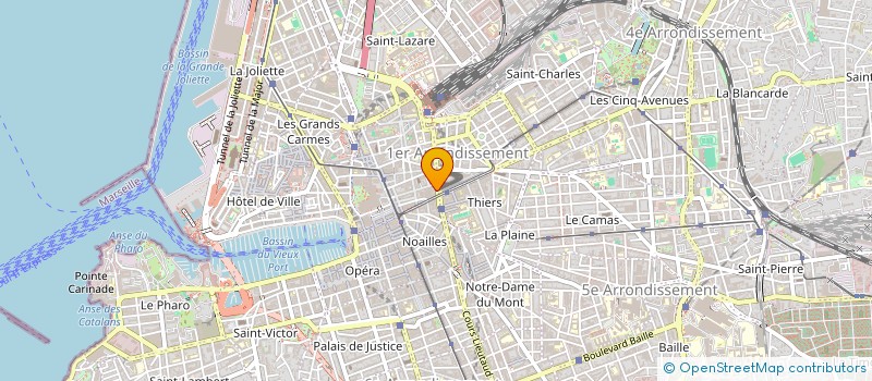 localisation de l'entreprise SCI 79 LA CANEBIERE à MARSEILLE