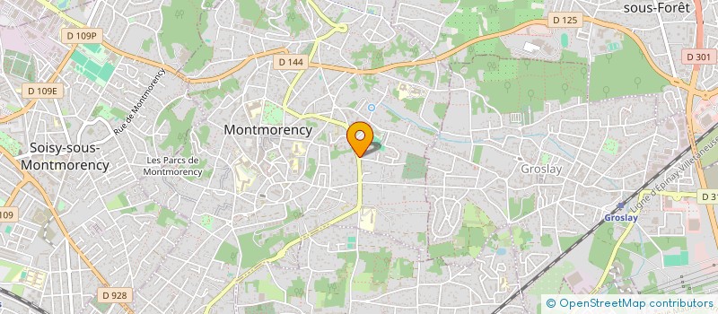 localisation de l'entreprise SCI 79 RUE DES CHESNEAUX à MONTMORENCY