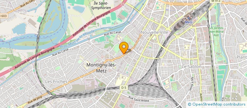 localisation de l'entreprise SCI 7AJJ à MONTIGNY-LES-METZ