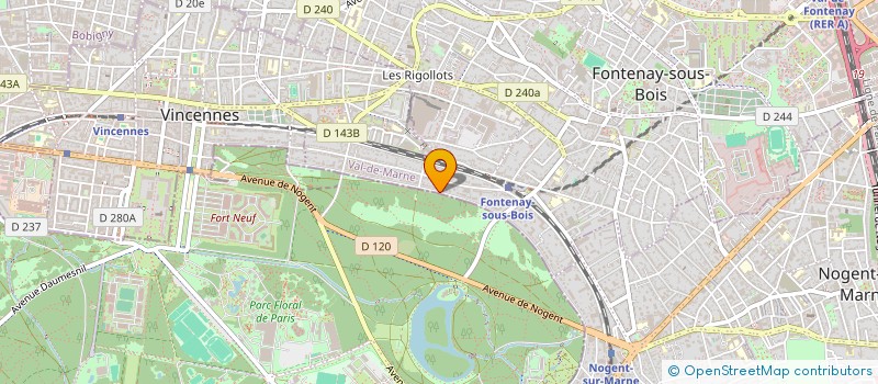 localisation de l'entreprise SCI 7BIENSUR  FONTENAY-SOUS-BOIS