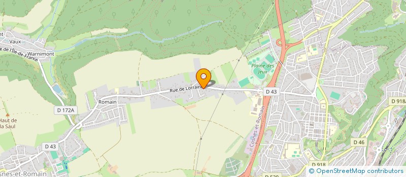 localisation de l'entreprise SCI 7CS  COSNES-ET-ROMAIN