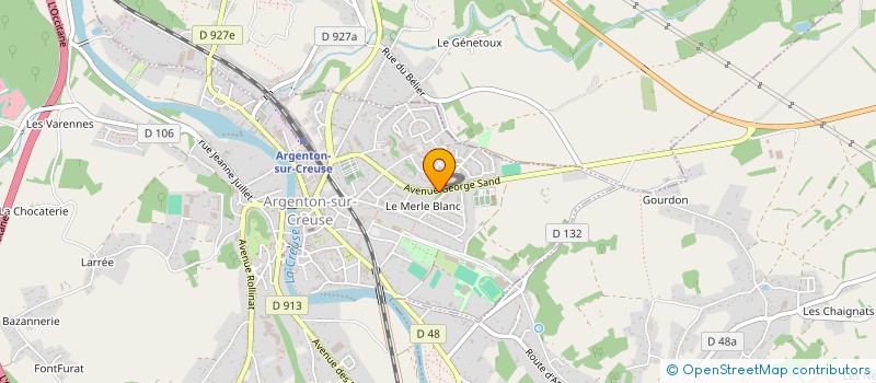 localisation de l'entreprise SCI 7EME RUE à ARGENTON-SUR-CREUSE
