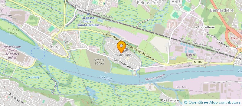 localisation de l'entreprise SCI 7FMR  INDRE