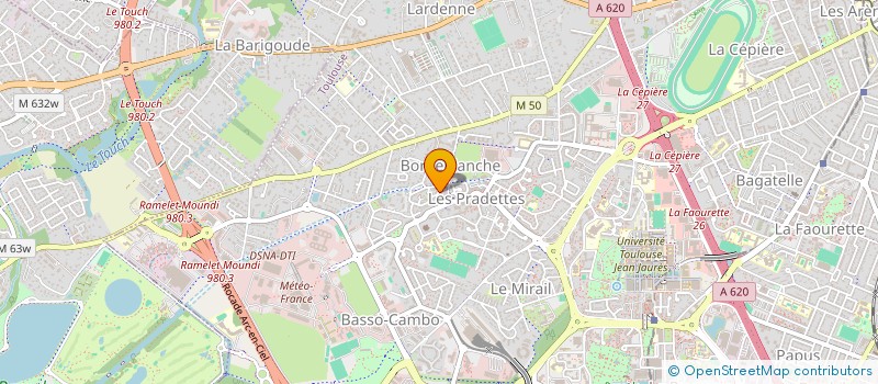 localisation de l'entreprise SCI 7H à TOULOUSE