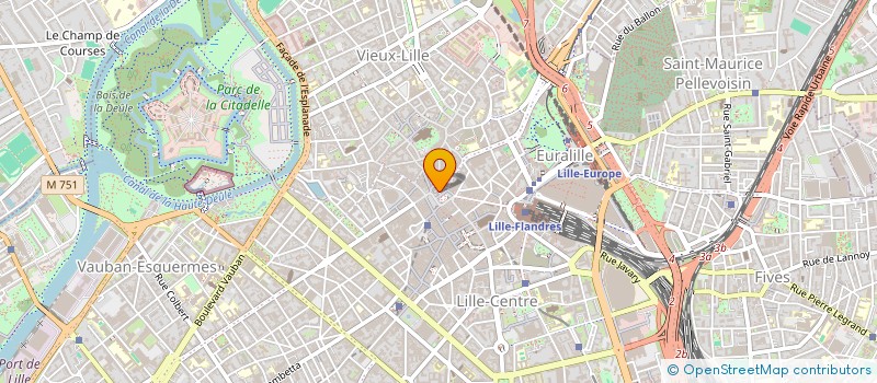 localisation de l'entreprise SCI 8 10 RUE DES 3 COURONNES à LILLE