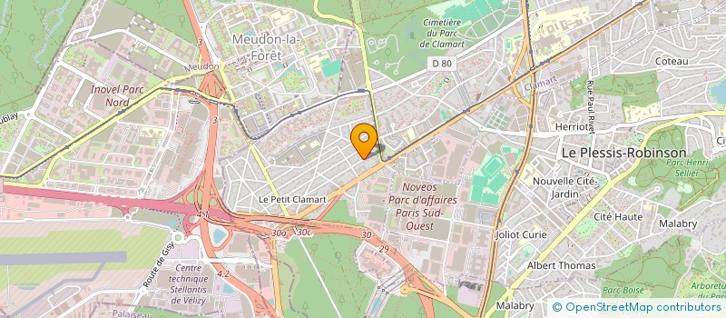 localisation de l'entreprise SCI 8 à CLAMART