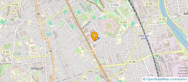 localisation de l'entreprise SCI 8  VITRY-SUR-SEINE