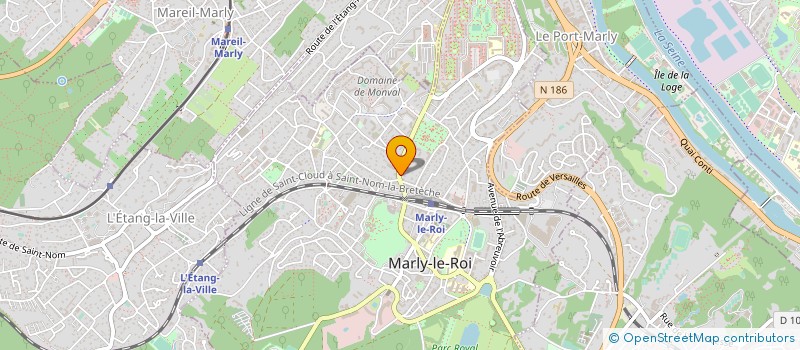 localisation de l'entreprise SCI 8 AV DE ST GERMAIN  MARLY-LE-ROI