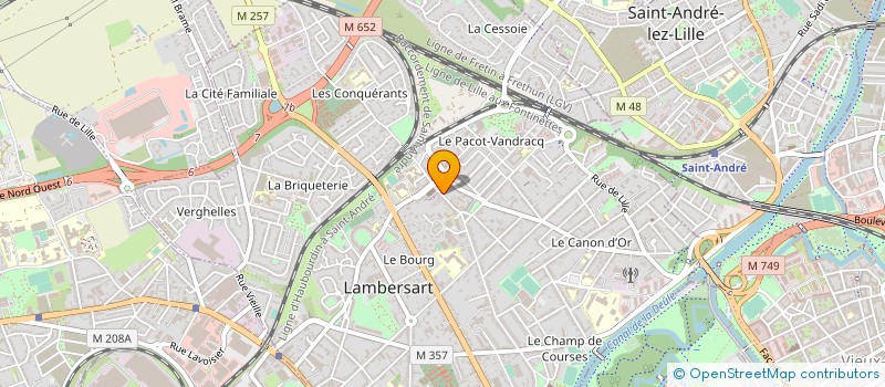 localisation de l'entreprise SCI 8 BARIN DE CLARENCE à LAMBERSART