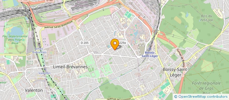 localisation de l'entreprise SCI 8 BIS AVENUE DELAPORTE à LIMEIL-BREVANNES