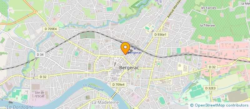 localisation de l'entreprise SCI 8 CRS ALSACE LORRAINE à BERGERAC