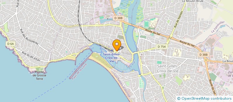 localisation de l'entreprise SCI 8 ET 10 QUAI DE LA REPUBLIQUE à SAINT-GILLES-CROIX-DE-VIE