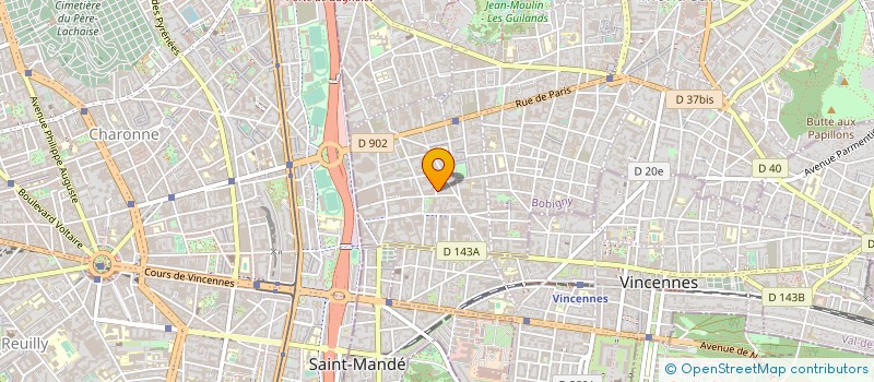 localisation de l'entreprise SCI 8 IMPASSE DU PROGRES  MONTREUIL
