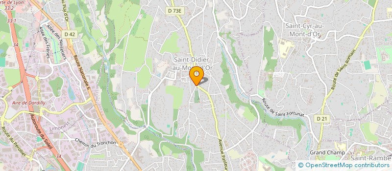 localisation de l'entreprise SCI 8 L.S.  SAINT-DIDIER-AU-MONT-D'OR