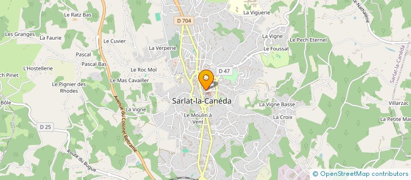 localisation de l'entreprise SCI 8 LIBERTE à SARLAT-LA-CANEDA