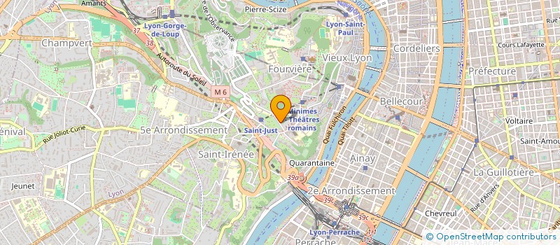 localisation de l'entreprise SCI 8 MONTEE DU TELEGRAPHE  LYON