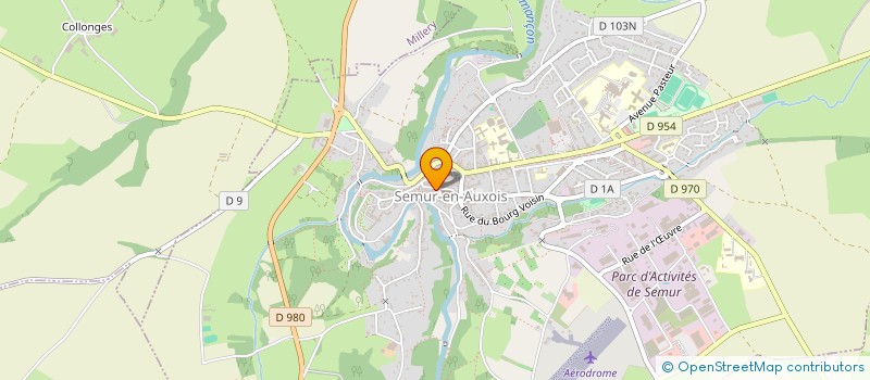 localisation de l'entreprise SCI 8 NOTRE- DAME  SEMUR-EN-AUXOIS